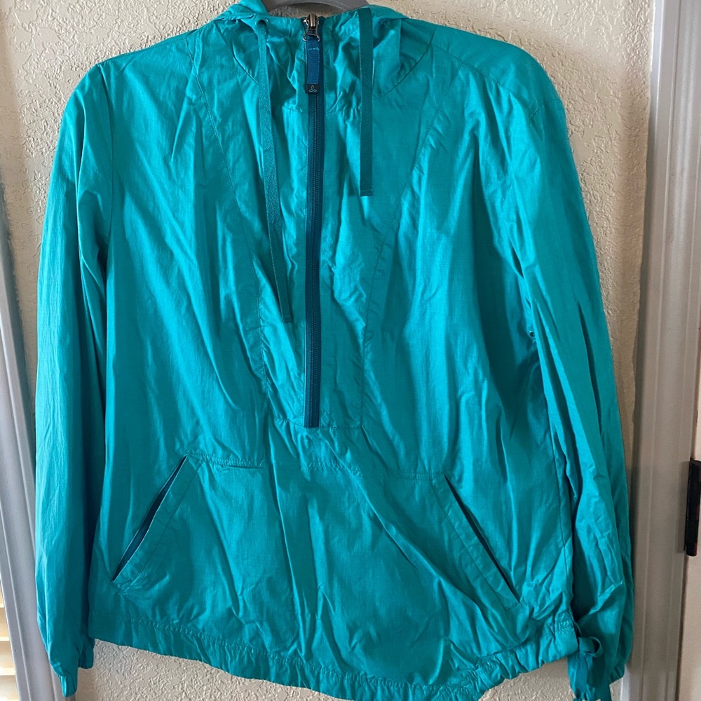 Prana Size Small Rain Jacket! Quarter Zip.